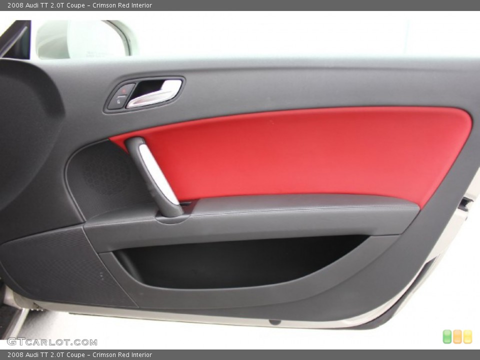 Crimson Red Interior Door Panel for the 2008 Audi TT 2.0T Coupe #93418409