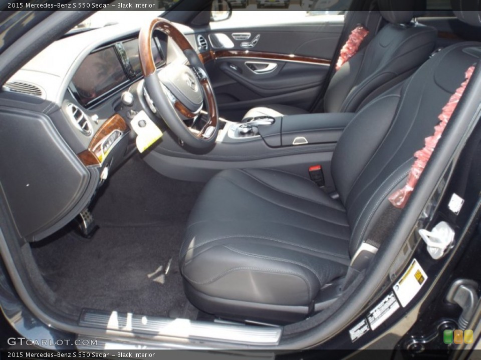 Black Interior Photo for the 2015 Mercedes-Benz S 550 Sedan #93419303