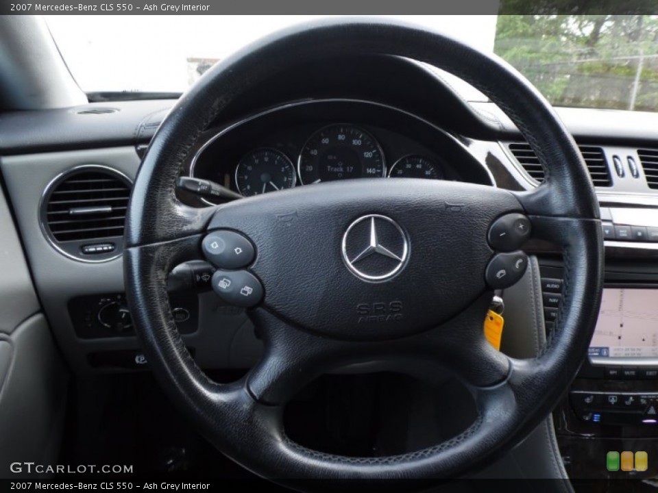 Ash Grey Interior Steering Wheel for the 2007 Mercedes-Benz CLS 550 #93420041