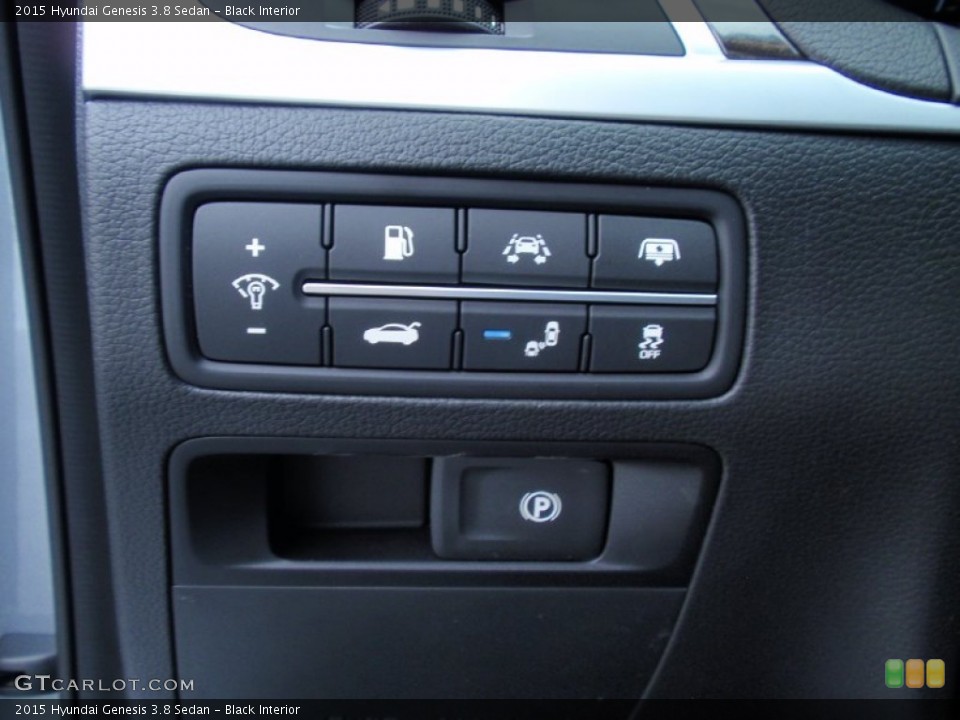 Black Interior Controls for the 2015 Hyundai Genesis 3.8 Sedan #93421937