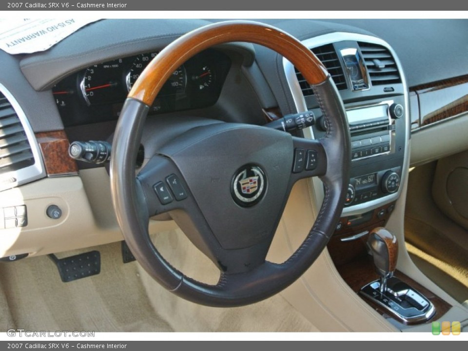Cashmere Interior Steering Wheel for the 2007 Cadillac SRX V6 #93425483