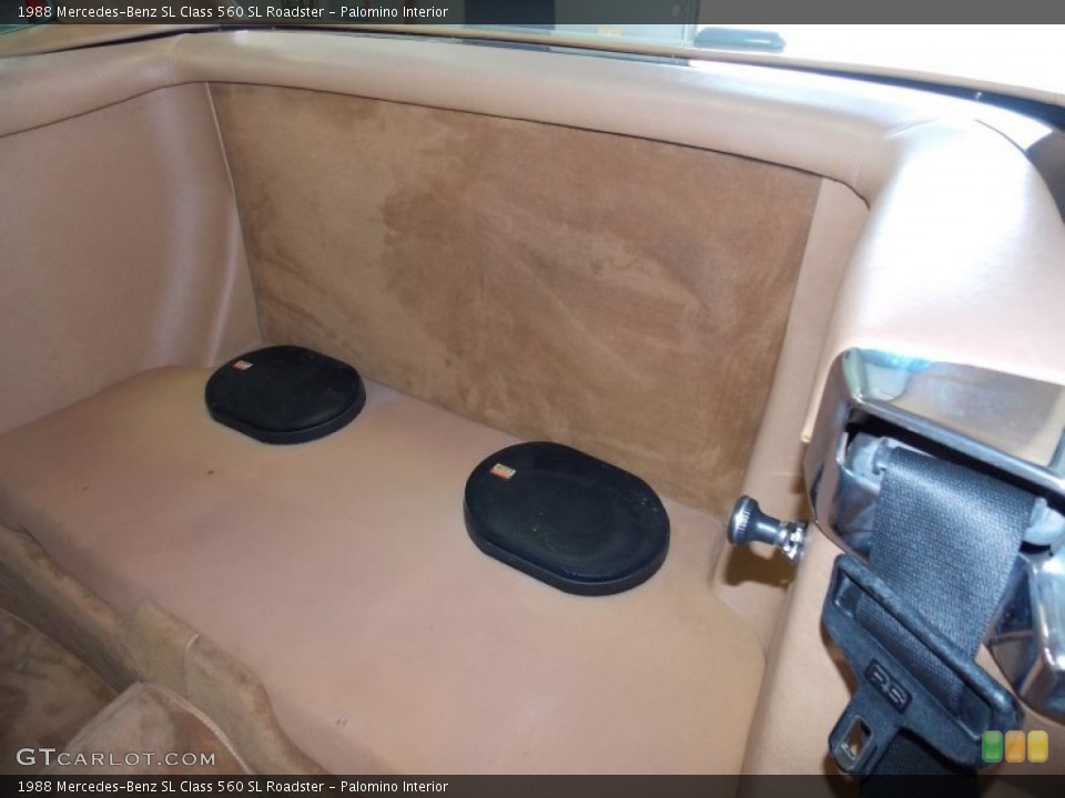 Palomino Interior Rear Seat for the 1988 Mercedes-Benz SL Class 560 SL Roadster #93427733