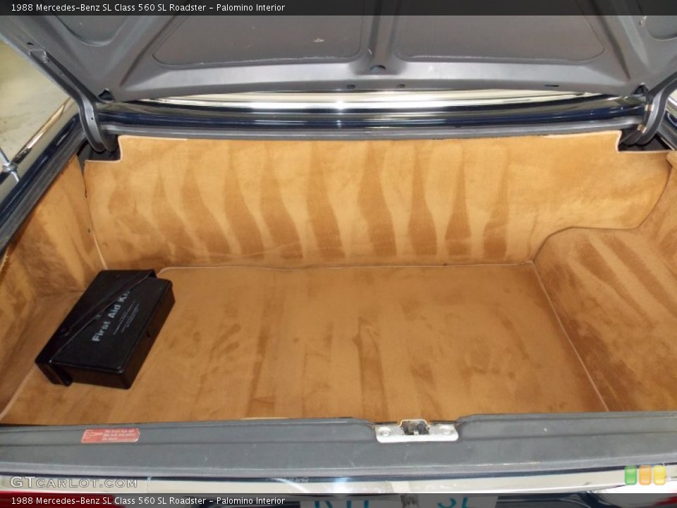 Palomino Interior Trunk for the 1988 Mercedes-Benz SL Class 560 SL Roadster #93428195