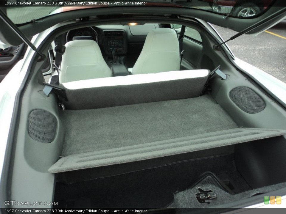 Arctic White Interior Trunk for the 1997 Chevrolet Camaro Z28 30th Anniversary Edition Coupe #93429496