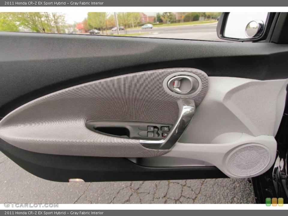 Gray Fabric Interior Door Panel for the 2011 Honda CR-Z EX Sport Hybrid #93432119