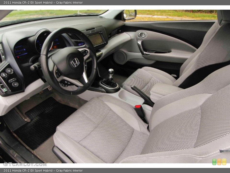 Gray Fabric Interior Photo for the 2011 Honda CR-Z EX Sport Hybrid #93432195