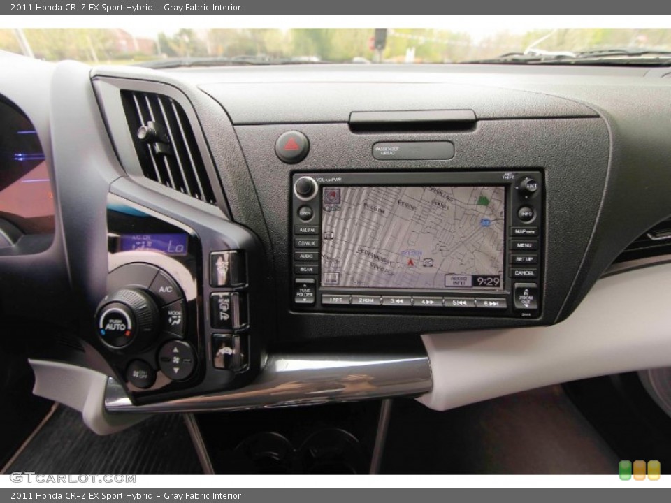 Gray Fabric Interior Navigation for the 2011 Honda CR-Z EX Sport Hybrid #93432263