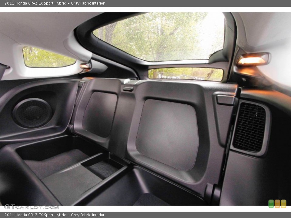Gray Fabric Interior Rear Seat for the 2011 Honda CR-Z EX Sport Hybrid #93432527