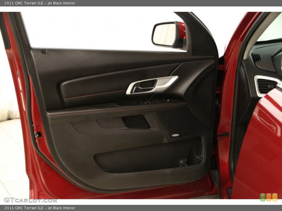 Jet Black Interior Door Panel for the 2011 GMC Terrain SLE #93434526