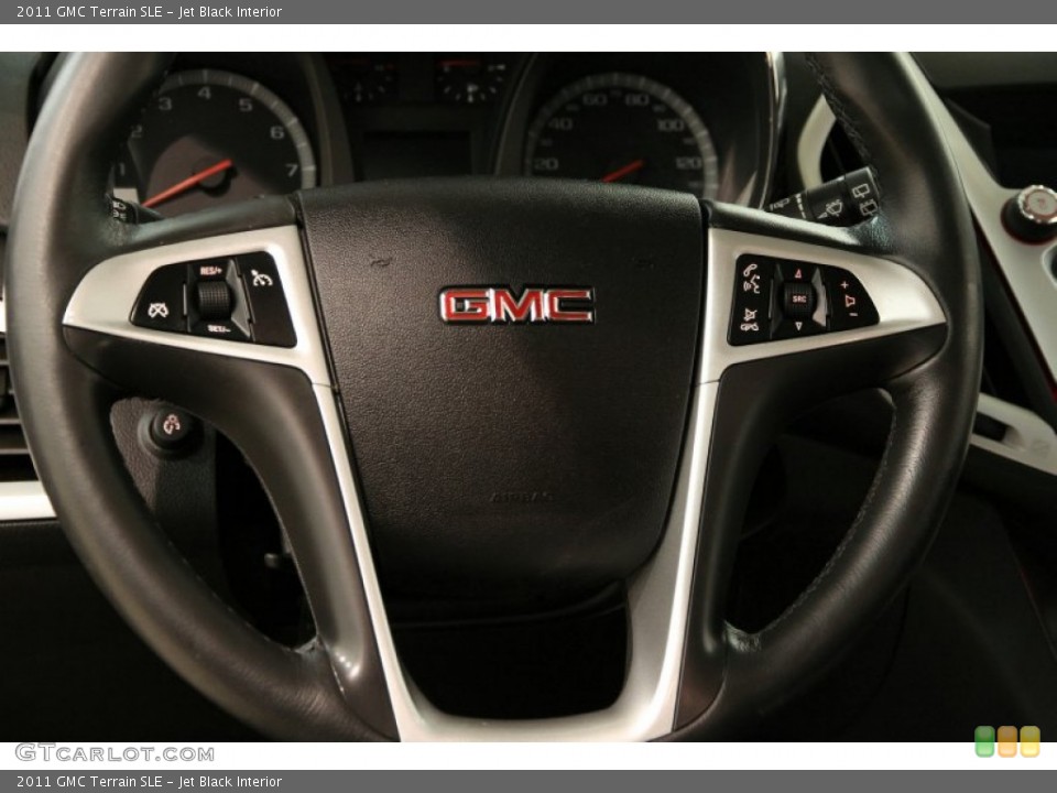 Jet Black Interior Steering Wheel for the 2011 GMC Terrain SLE #93434555