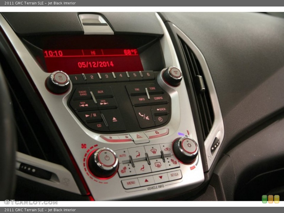 Jet Black Interior Controls for the 2011 GMC Terrain SLE #93434600