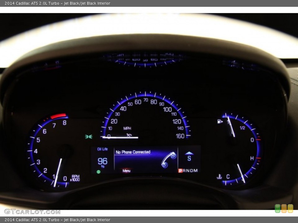 Jet Black/Jet Black Interior Gauges for the 2014 Cadillac ATS 2.0L Turbo #93442468
