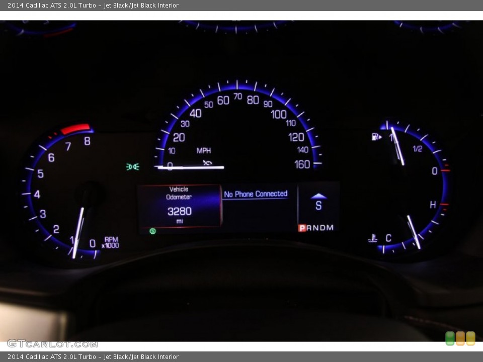 Jet Black/Jet Black Interior Gauges for the 2014 Cadillac ATS 2.0L Turbo #93442489