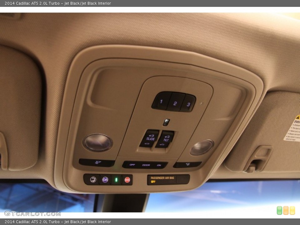Jet Black/Jet Black Interior Controls for the 2014 Cadillac ATS 2.0L Turbo #93442507
