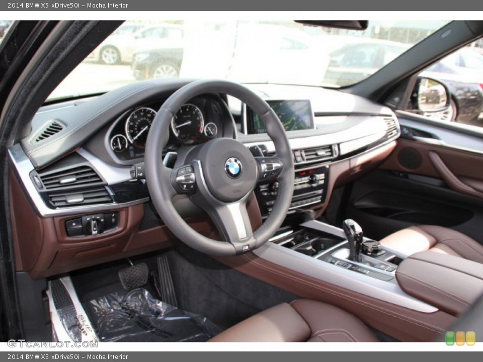 Mocha Interior Photo for the 2014 BMW X5 xDrive50i #93442555