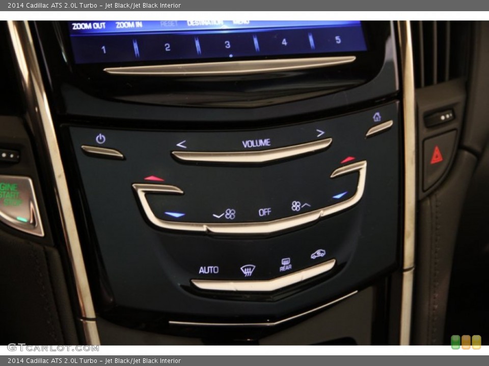 Jet Black/Jet Black Interior Controls for the 2014 Cadillac ATS 2.0L Turbo #93442558