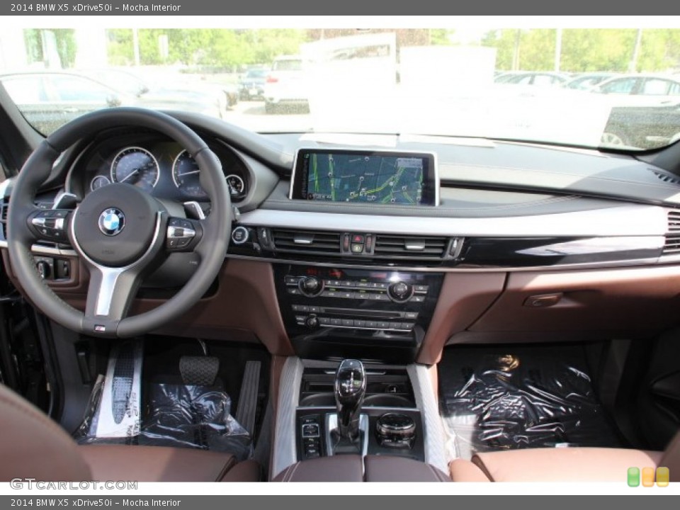 Mocha Interior Dashboard for the 2014 BMW X5 xDrive50i #93442618