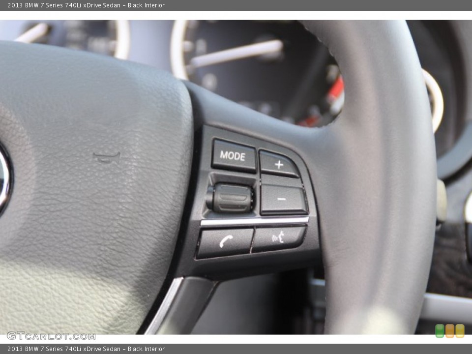 Black Interior Controls for the 2013 BMW 7 Series 740Li xDrive Sedan #93443476