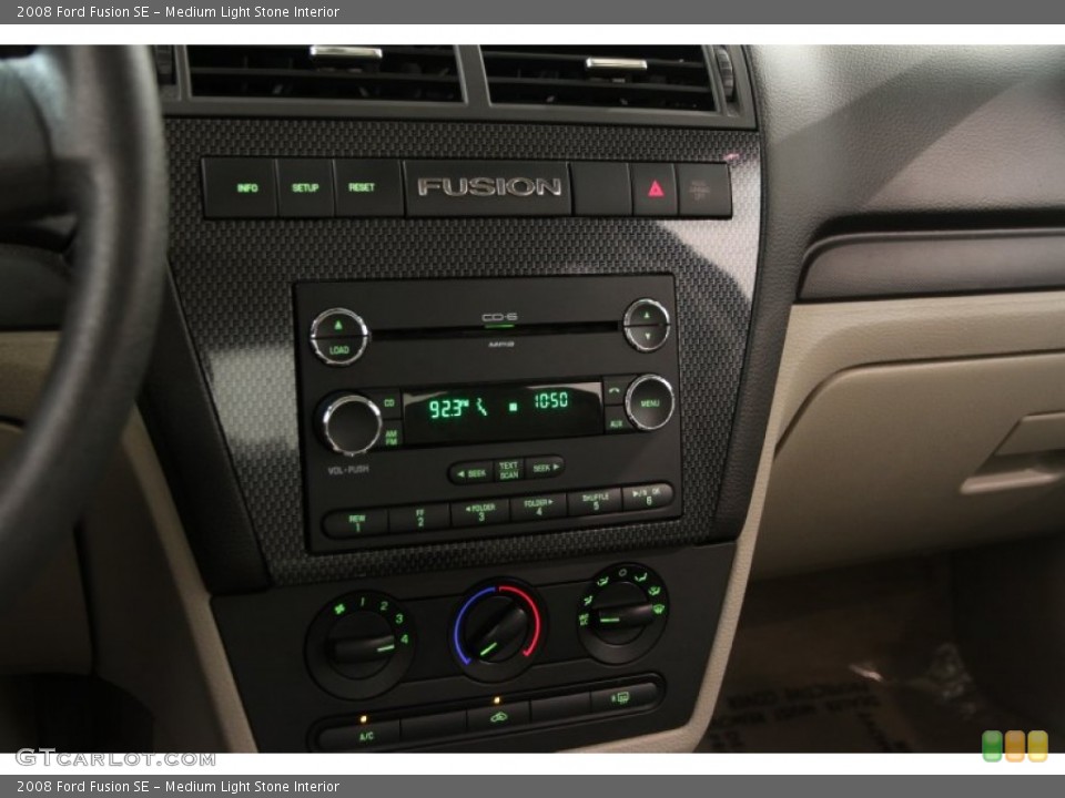 Medium Light Stone Interior Controls for the 2008 Ford Fusion SE #93446956