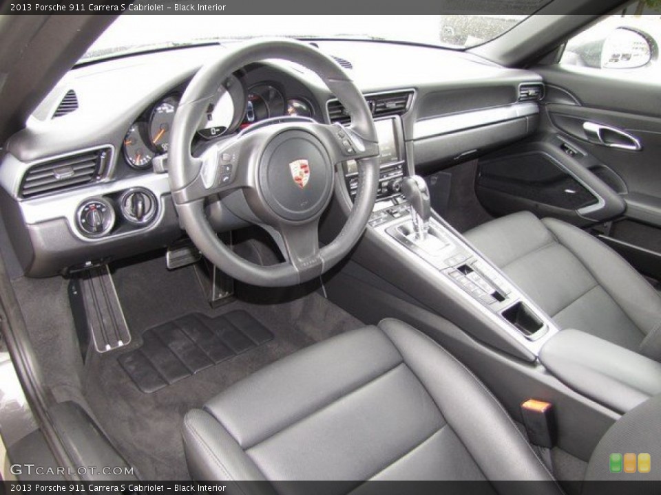 Black Interior Photo for the 2013 Porsche 911 Carrera S Cabriolet #93469231