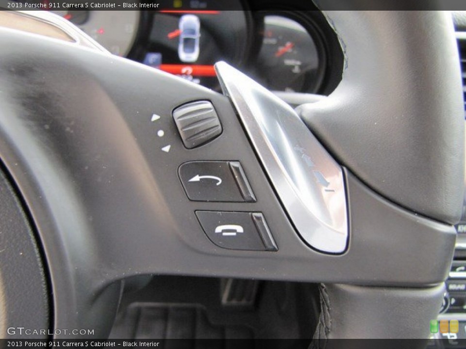 Black Interior Controls for the 2013 Porsche 911 Carrera S Cabriolet #93469291