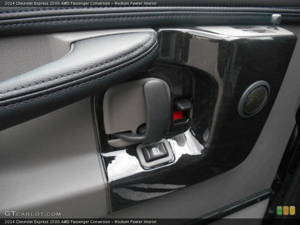 Medium Pewter Interior Controls for the 2014 Chevrolet Express 1500 AWD Passenger Conversion #93476215