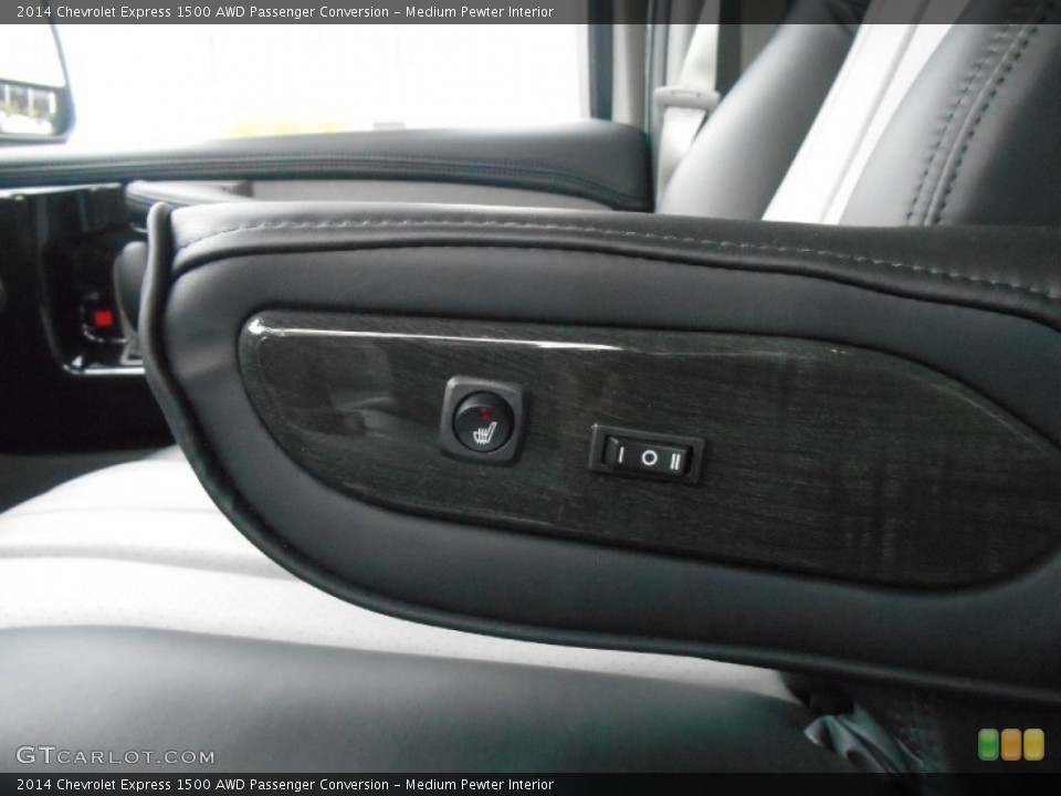 Medium Pewter Interior Controls for the 2014 Chevrolet Express 1500 AWD Passenger Conversion #93476293