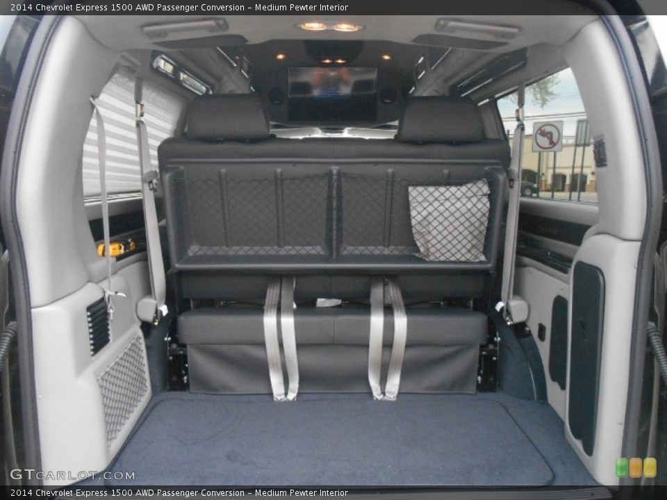 Medium Pewter Interior Trunk for the 2014 Chevrolet Express 1500 AWD Passenger Conversion #93476410