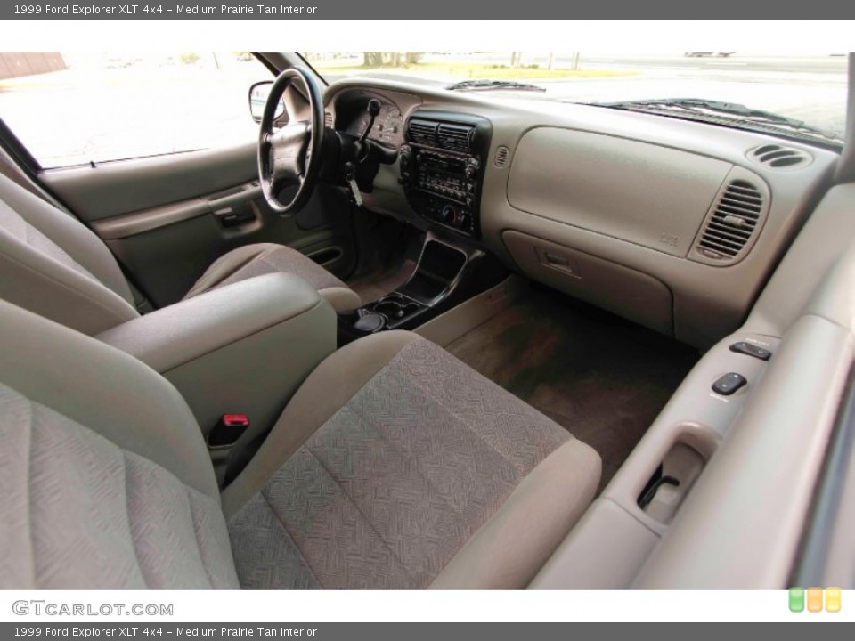 Medium Prairie Tan Interior Dashboard for the 1999 Ford Explorer XLT 4x4 #93482068