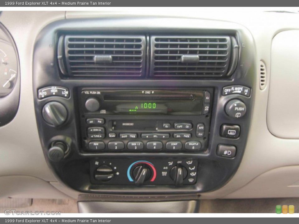 Medium Prairie Tan Interior Controls for the 1999 Ford Explorer XLT 4x4 #93482071
