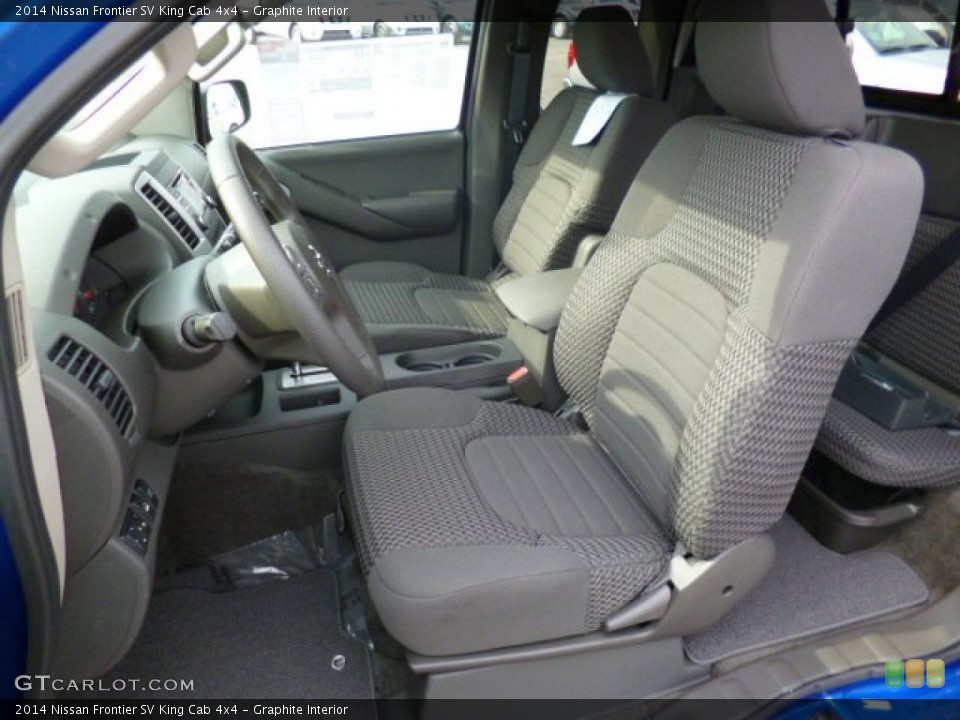Graphite Interior Front Seat for the 2014 Nissan Frontier SV King Cab 4x4 #93487160