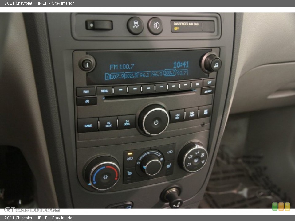 Gray Interior Controls for the 2011 Chevrolet HHR LT #93496826