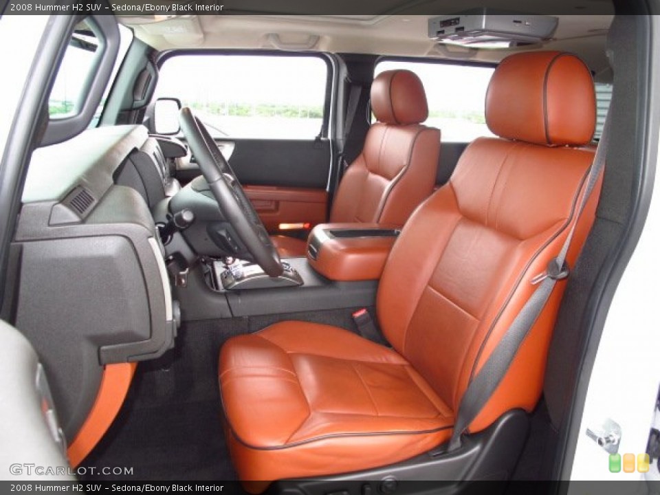Sedona/Ebony Black Interior Photo for the 2008 Hummer H2 SUV #93497672