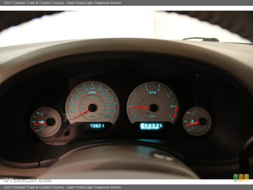 Dark Khaki/Light Graystone Interior Gauges for the 2007 Chrysler Town & Country Touring #93498473