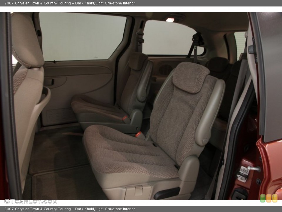 Dark Khaki/Light Graystone Interior Rear Seat for the 2007 Chrysler Town & Country Touring #93498572