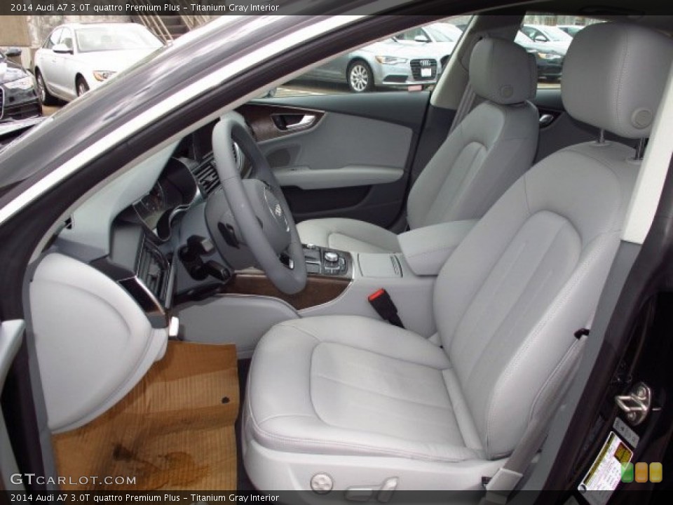Titanium Gray 2014 Audi A7 Interiors