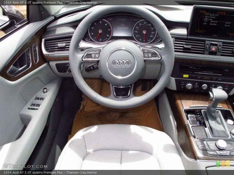 Titanium Gray Interior Steering Wheel for the 2014 Audi A7 3.0T quattro Premium Plus #93500159