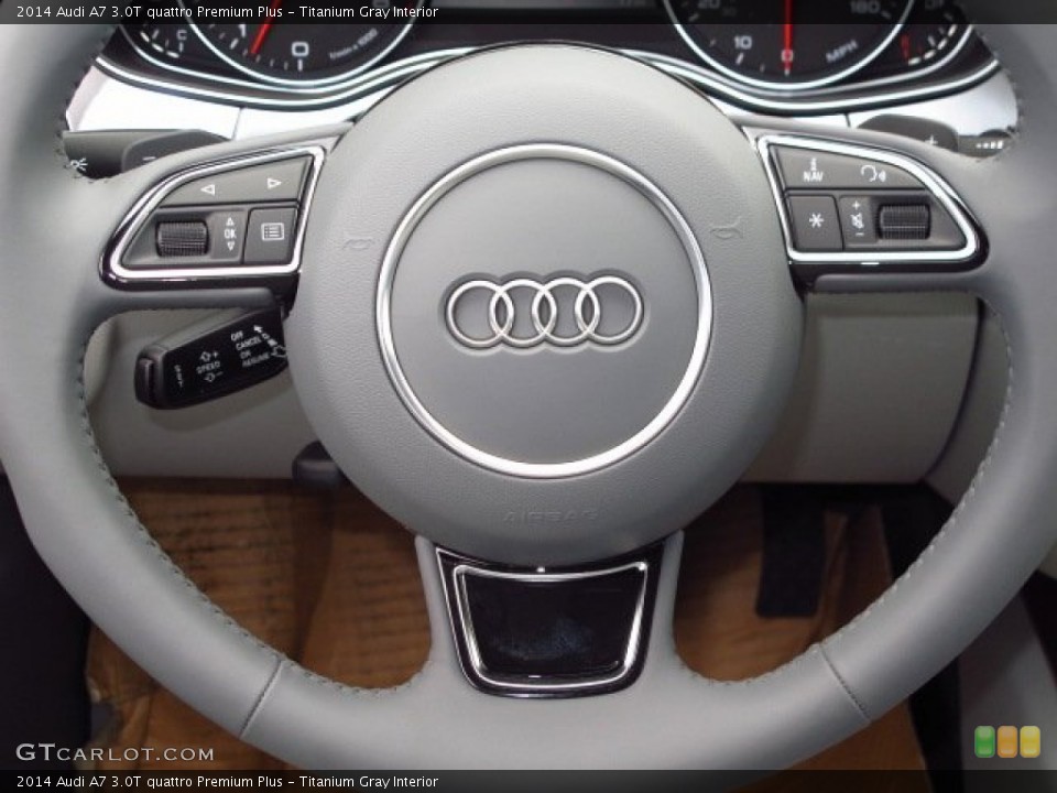 Titanium Gray Interior Steering Wheel for the 2014 Audi A7 3.0T quattro Premium Plus #93500249