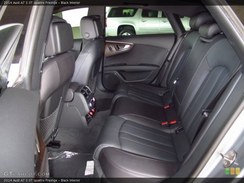 Black Interior Rear Seat for the 2014 Audi A7 3.0T quattro Prestige #93501017