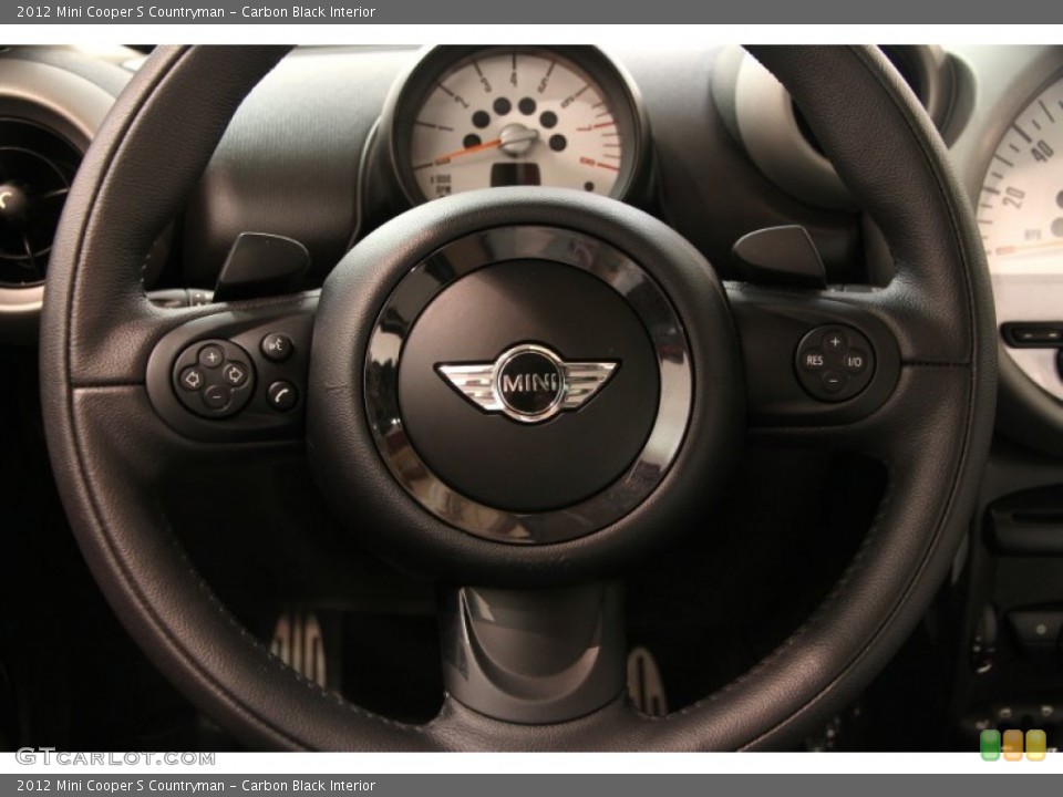 Carbon Black Interior Steering Wheel for the 2012 Mini Cooper S Countryman #93501113
