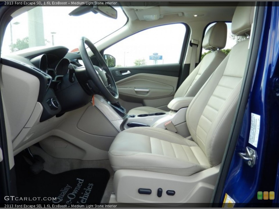 Medium Light Stone Interior Photo for the 2013 Ford Escape SEL 1.6L EcoBoost #93502241