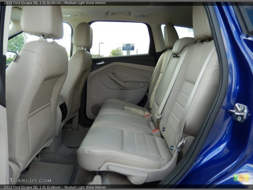 Medium Light Stone Interior Rear Seat for the 2013 Ford Escape SEL 1.6L EcoBoost #93502301