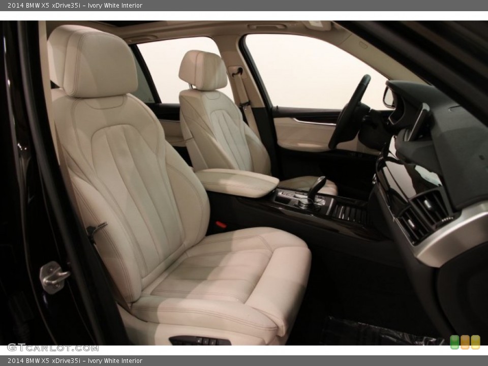 Ivory White 2014 BMW X5 Interiors