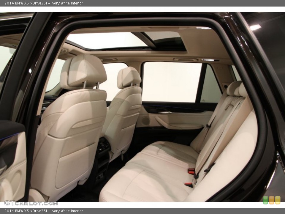 Ivory White Interior Rear Seat for the 2014 BMW X5 xDrive35i #93502562