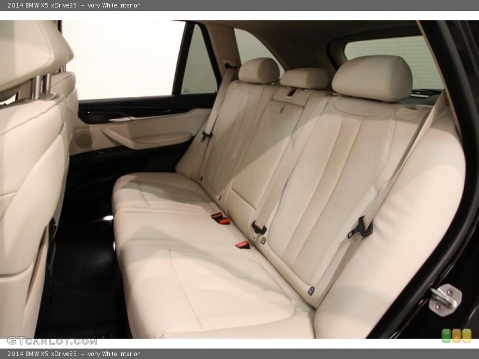 Ivory White Interior Rear Seat for the 2014 BMW X5 xDrive35i #93502586