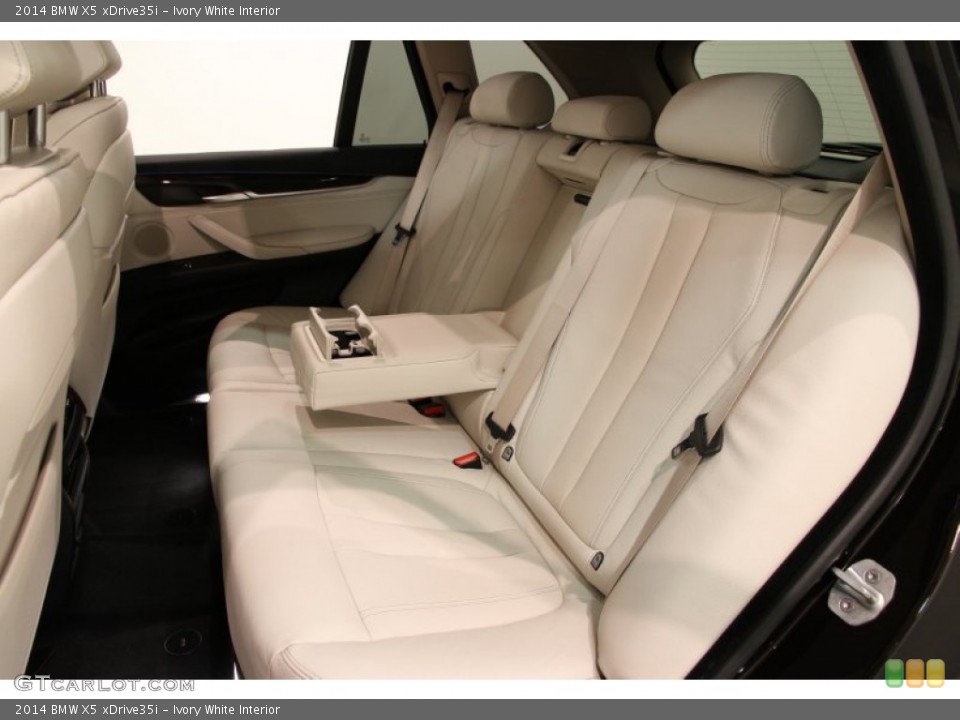 Ivory White Interior Rear Seat for the 2014 BMW X5 xDrive35i #93502604
