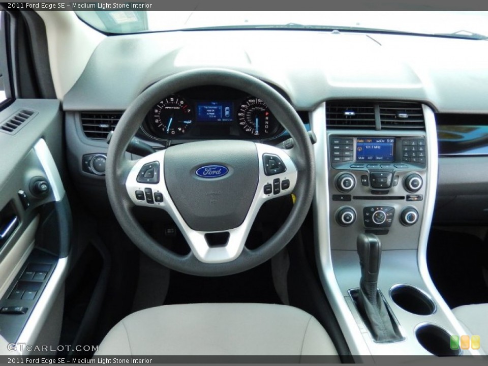 Medium Light Stone Interior Dashboard for the 2011 Ford Edge SE #93505325