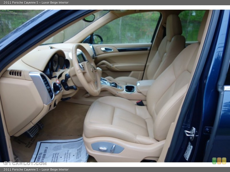 Luxor Beige Interior Front Seat for the 2011 Porsche Cayenne S #93506873