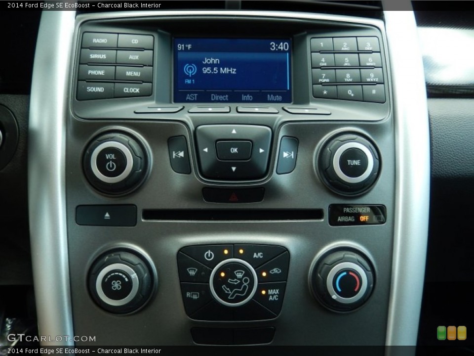 Charcoal Black Interior Controls for the 2014 Ford Edge SE EcoBoost #93507518