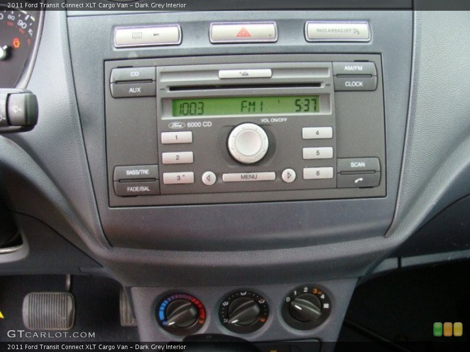 Dark Grey Interior Audio System for the 2011 Ford Transit Connect XLT Cargo Van #93507785